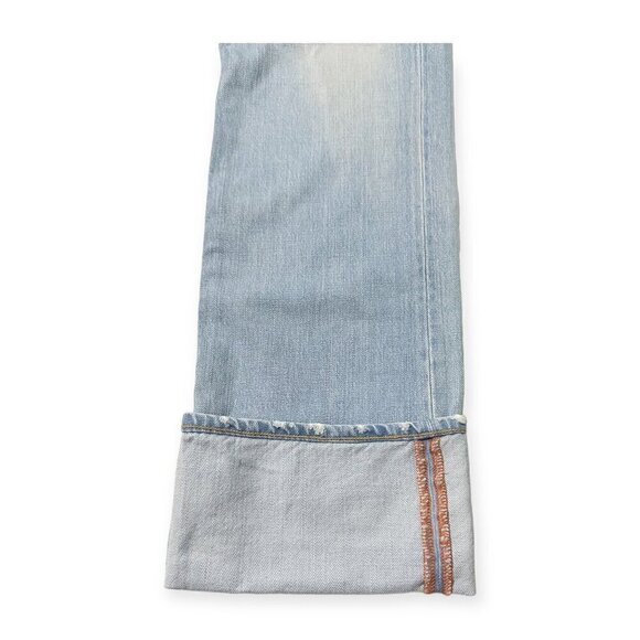 TU ES MON TRESOR Carnelian Jean 7 year,‎ high-rise turn-up jeans, Size 26 - Picture 13 of 15